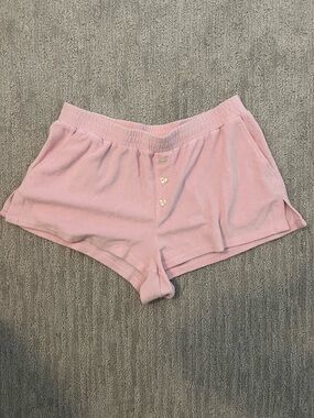 Stoney Clover x Target Terry pink lounge shorts